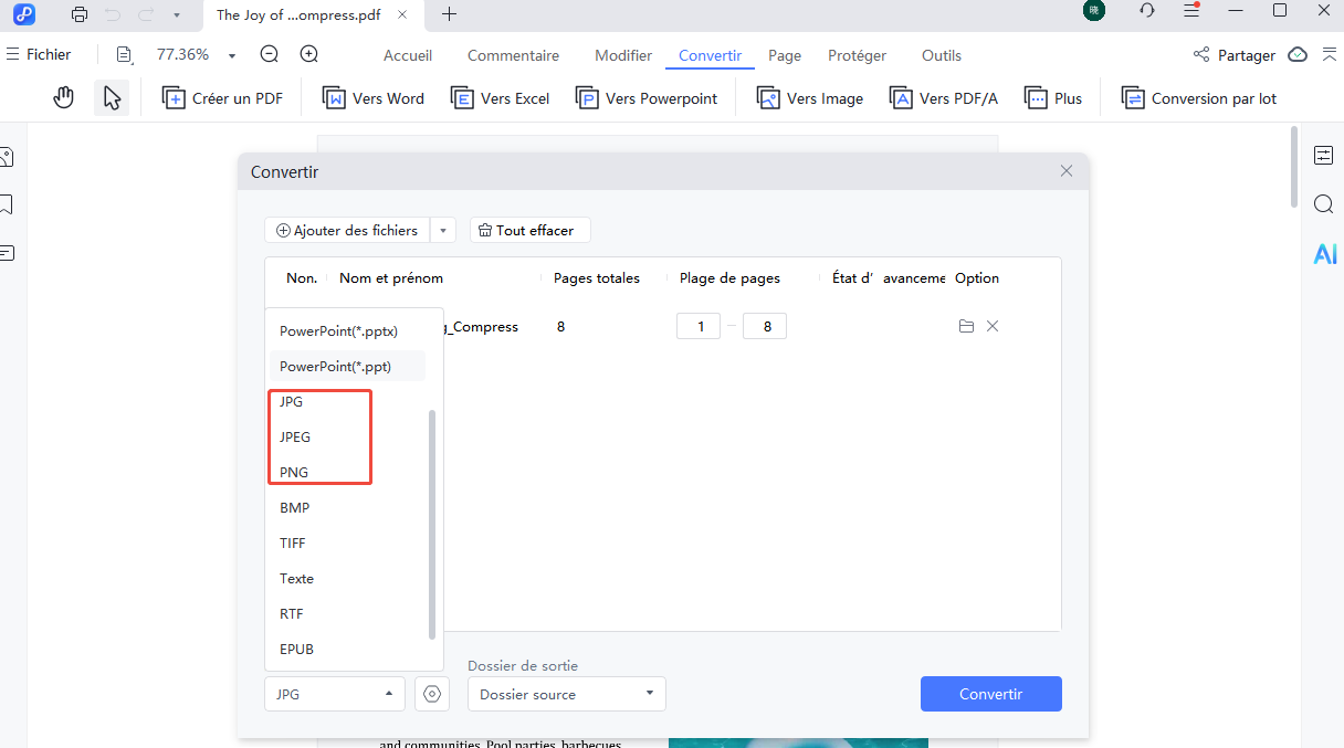 convert pdf to image