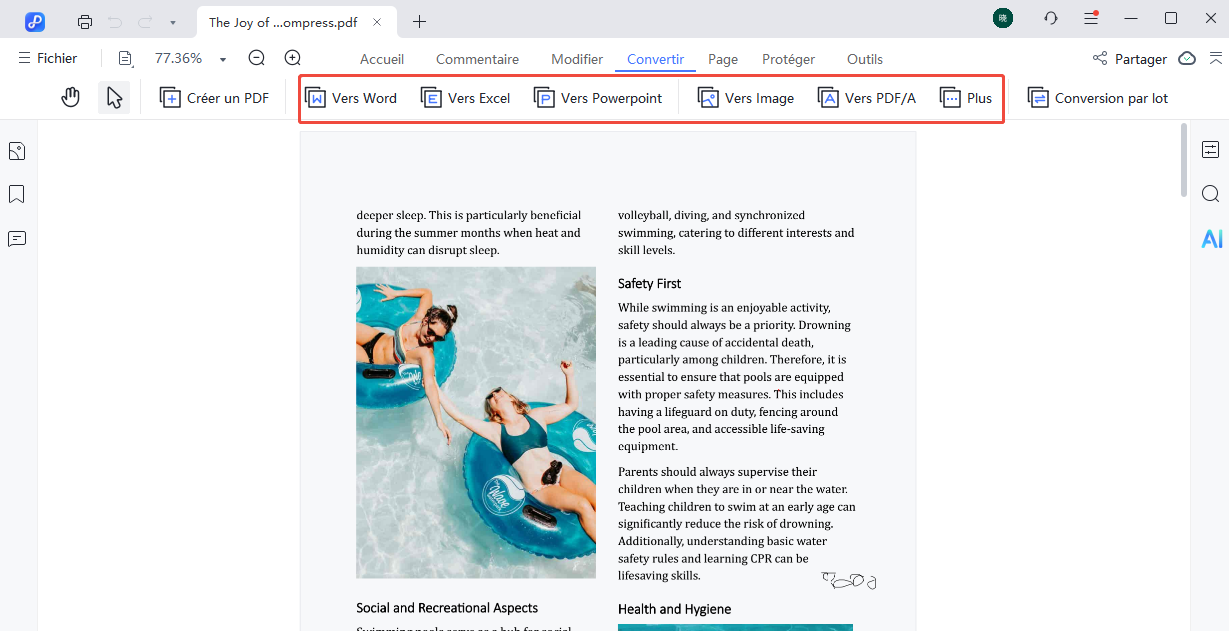 convert toolbar settings
