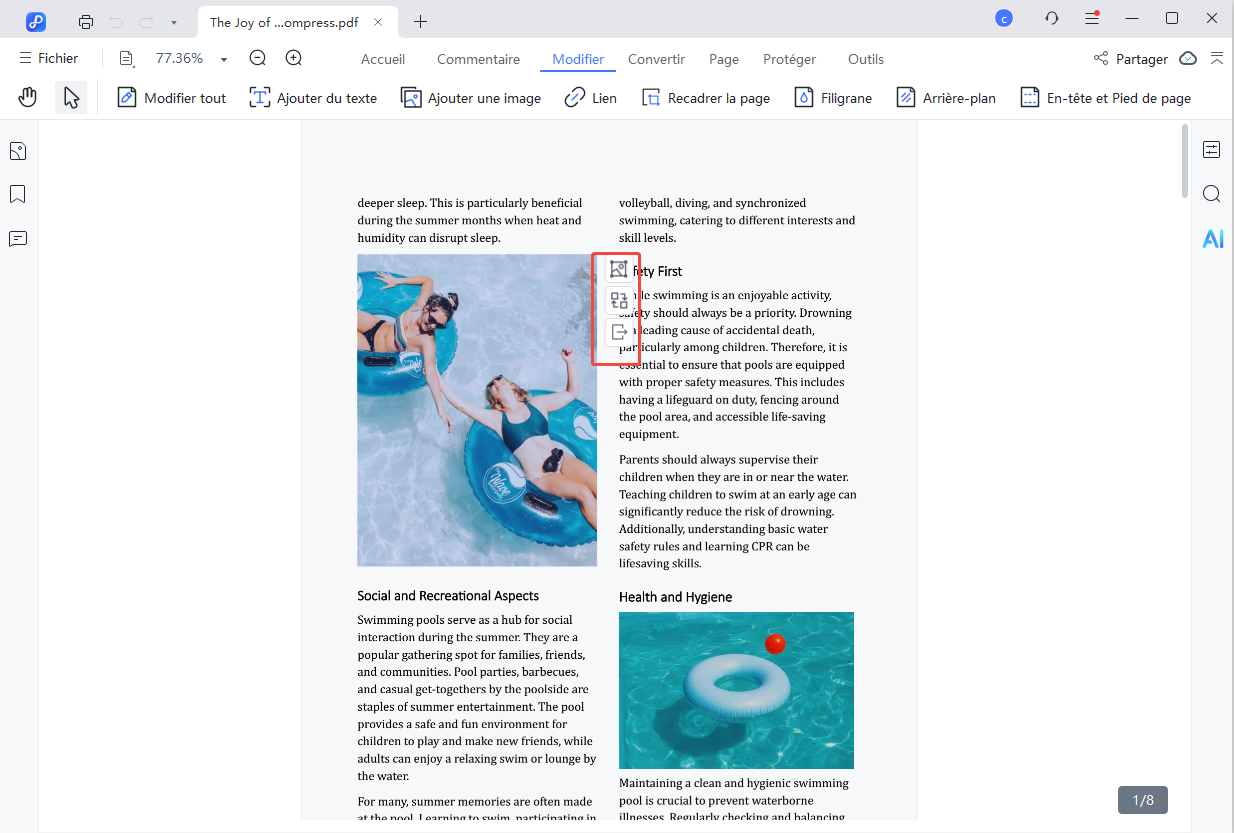 edit images in pdf