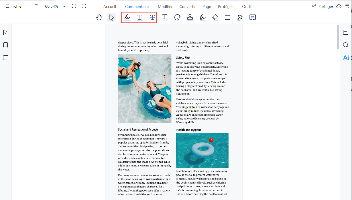 text markup