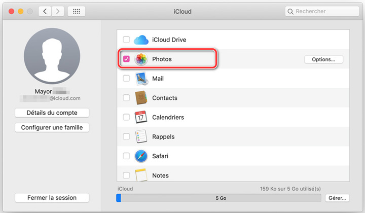 phototheque icloud