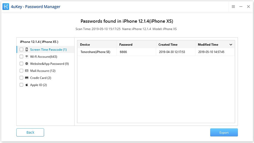 trouver le code de l'écran - guide du gestionnaire de mots de passe ios