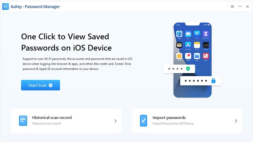 démarrer - 4ukey password manager