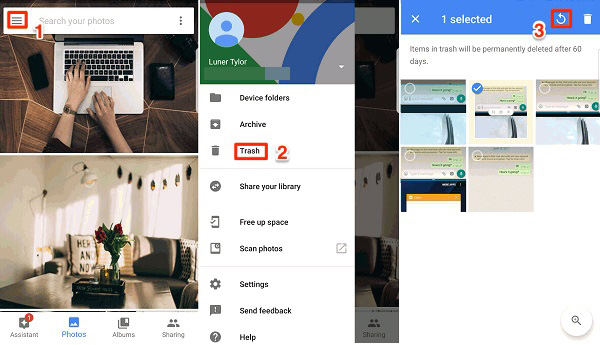 Comment récupérer des photos supprimées sur Google Photos ? [TOP 3