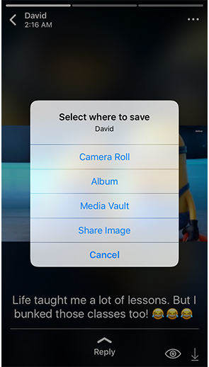 enregistrer photos videos whatsapp
