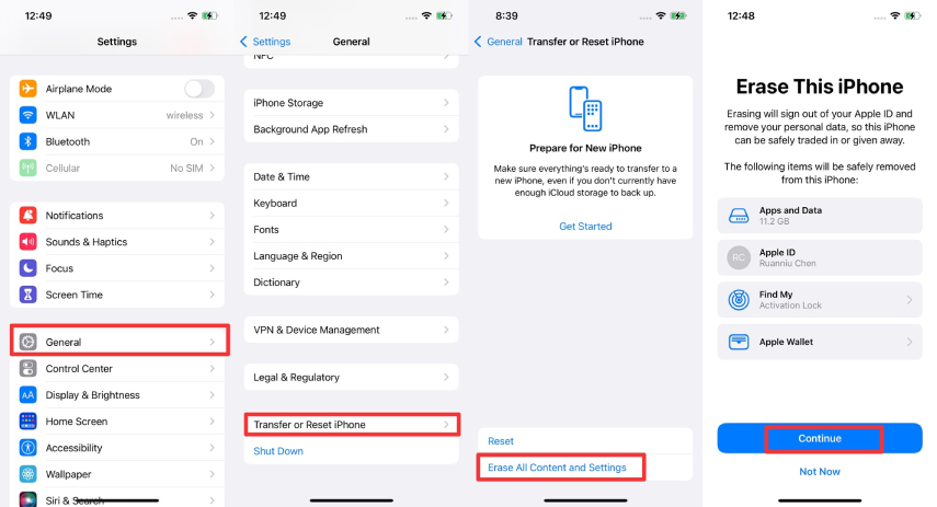 supprimer son identifiant apple