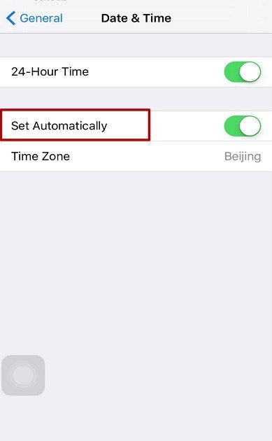 définir l'heure de la date automatiquement pour corriger les histoires instagram qui ne fonctionnent pas