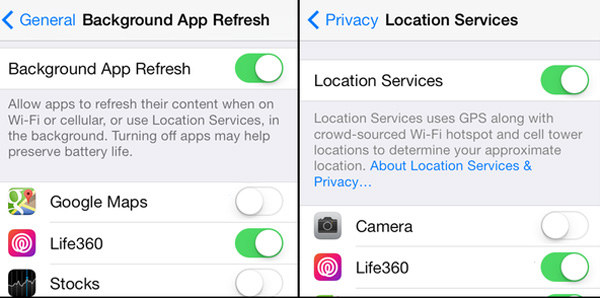 desactiver loclisation sur life360