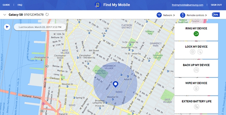 déverrouiller une tablette samsung