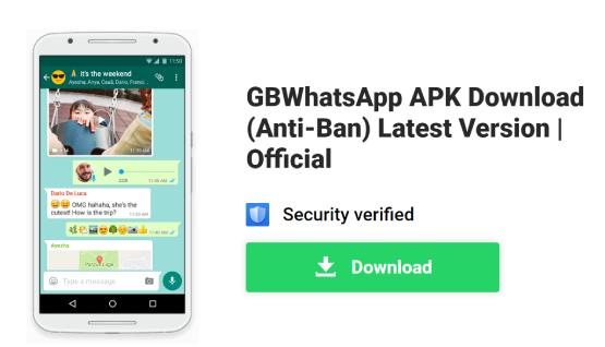 telécharger whatsapp gb