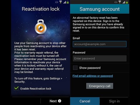 supprimer compte samsung