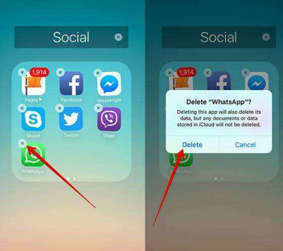 effacer whatsapp