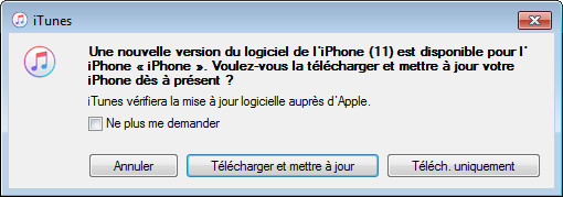 preparation avant de mettre a jour iphone