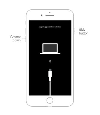 mode de récupération ios 13
