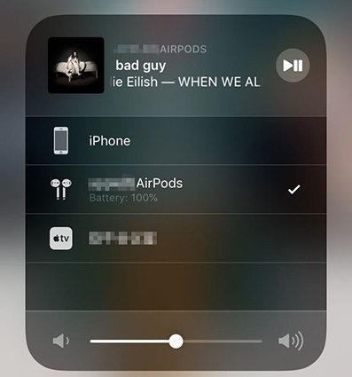 connecter les airpods comme périphérique audio