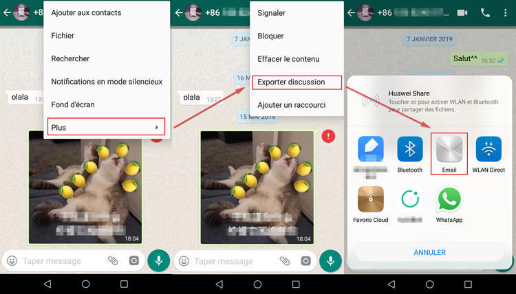 comment envoyer un fichier d'un pc vers whatsapp