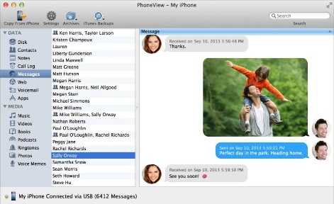 gestionnaire de fichiers phoneview pour ios