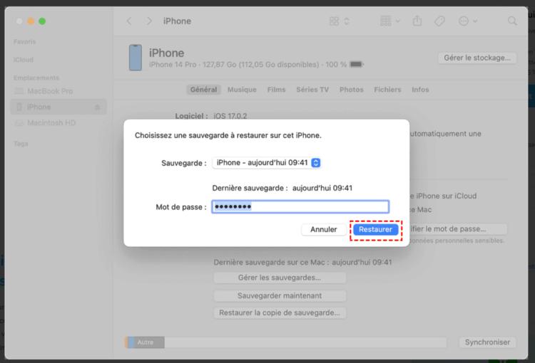 recover recently deleted photos with finder