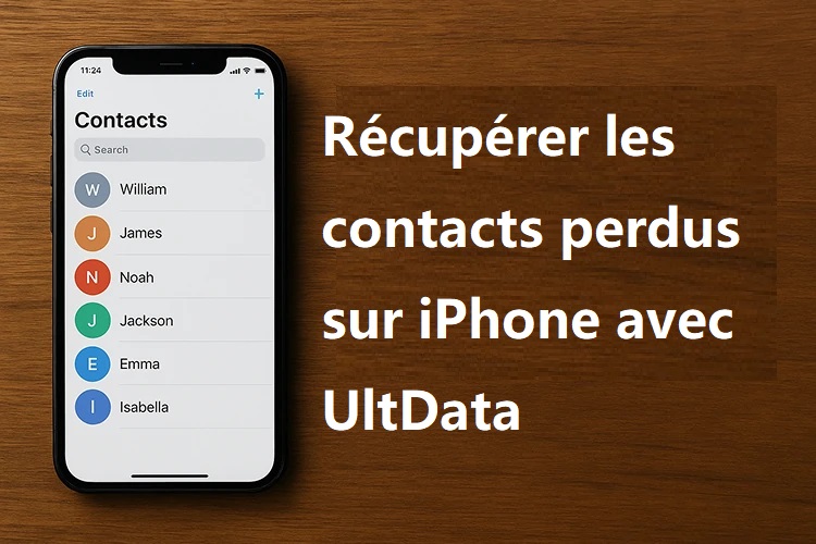 récupération des contacts iPhone