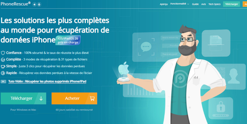 application de récupération iCloud