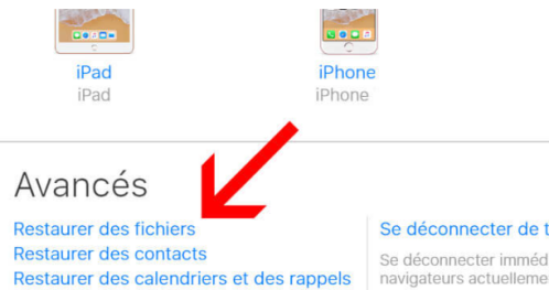 click on data recovery