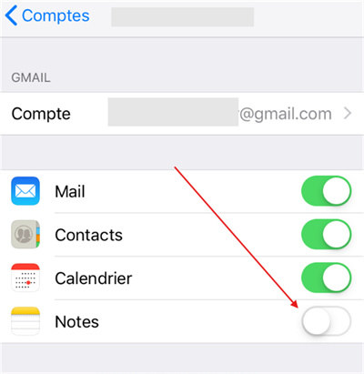 recover miss note from email