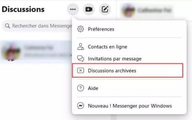 choose an archived chat
