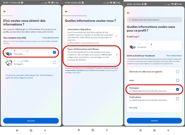 choose the next button afterward