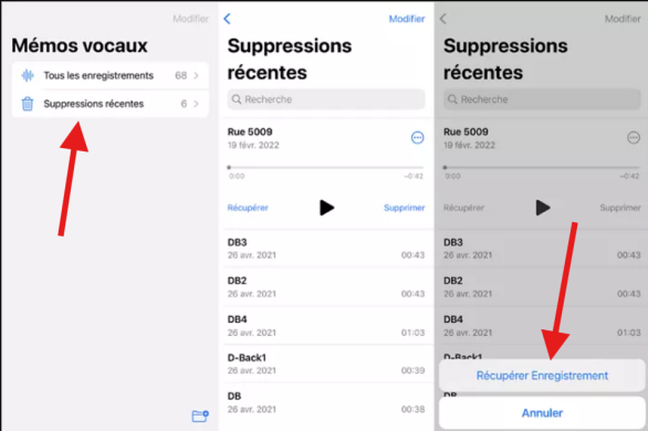 see all the deleted voicemails