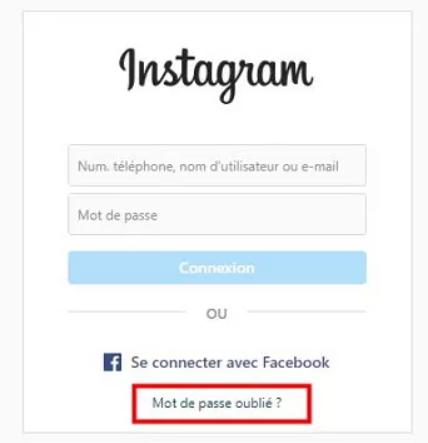 forgot password on instagram