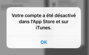 compte desactive