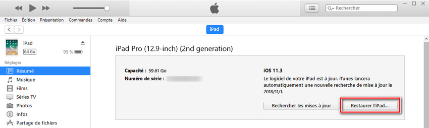 iPad désactivé se connecter à iTunes - Solutions 2022 - Comment Se Connecter Sur Itunes Avec Un Ipad