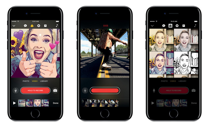 app video ios clips