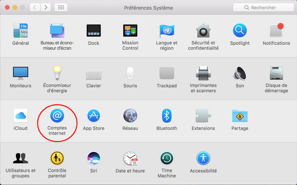 impossible de supprimer compte icloud mac