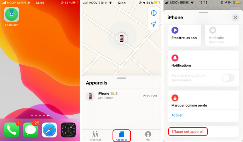 comment déverrouiller un ipod touch trouvé