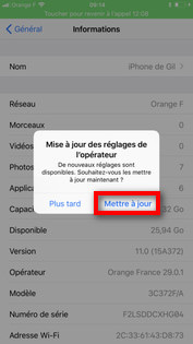 faire à une autre bande réseau