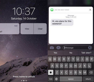 repondre par message