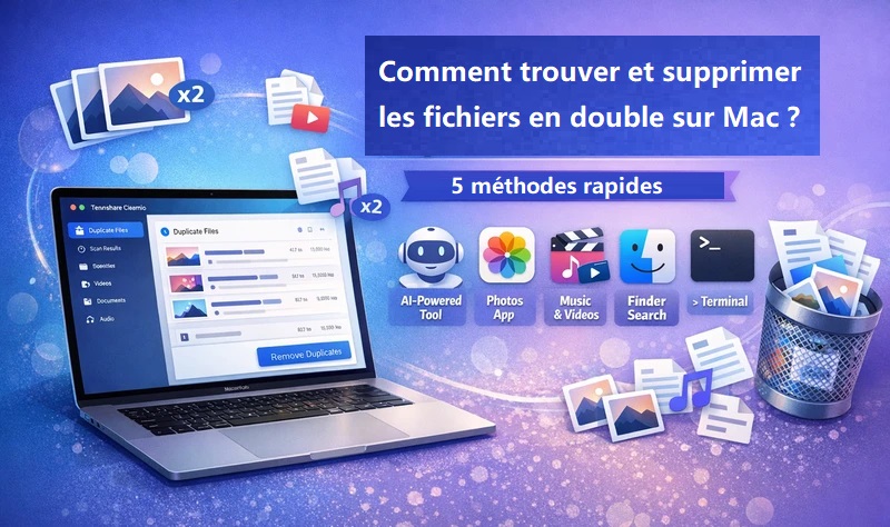Trouver et supprimer les fichiers en double sur Mac