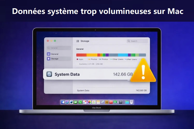 Corriger les données système trop volumineuses sur Mac