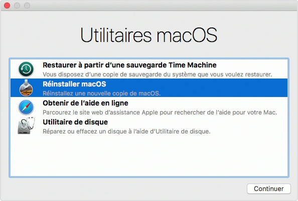 utilitaire de disque