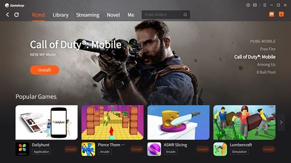 émulateur de jeu Android - gameloop