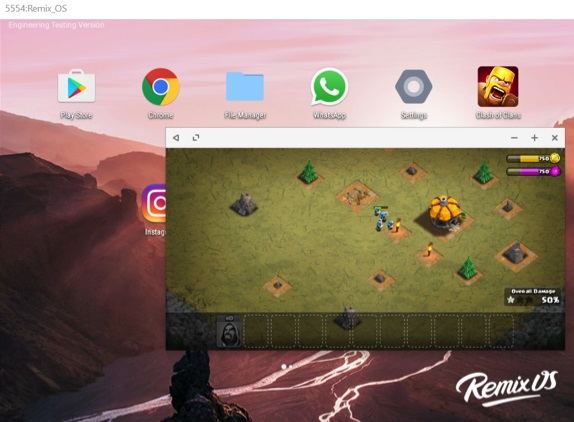 émulateur de jeu Android - remix os player