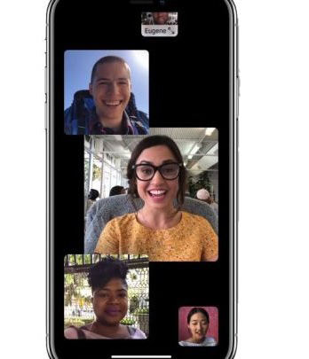 facetime à plusieurs ios 12