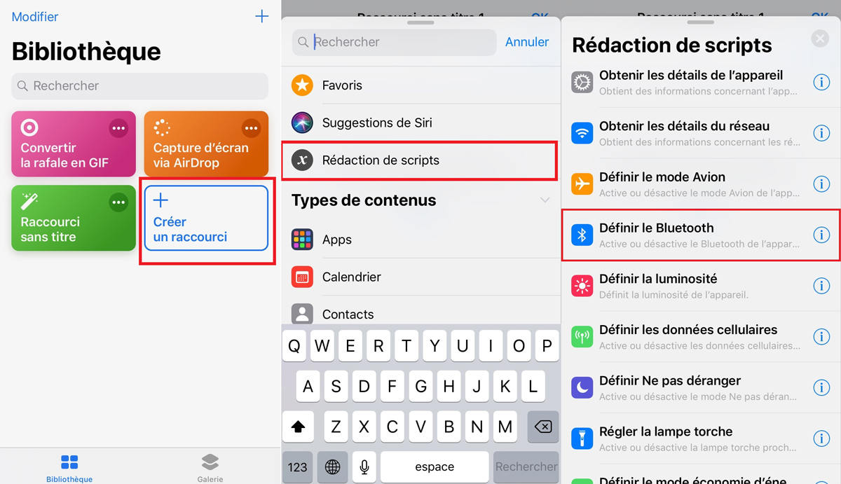 ios 12 raccourci