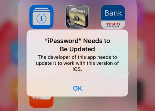 L'application de mot de passe ne fonctionne pas sur l'iphone