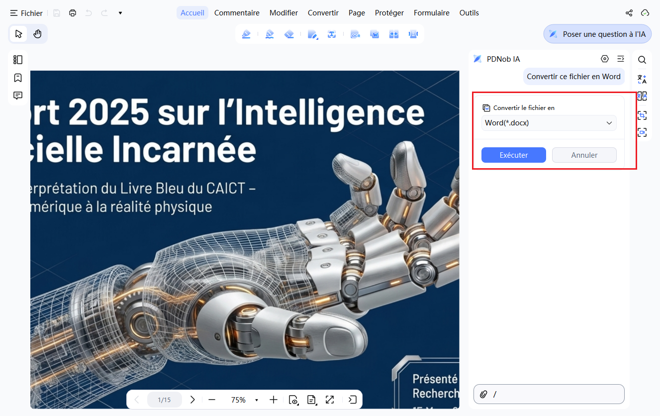 PDNob IA analyse votre demande