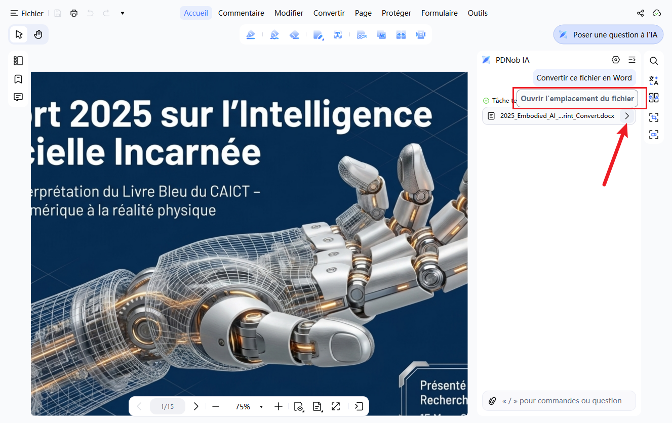 vérifier le résultat