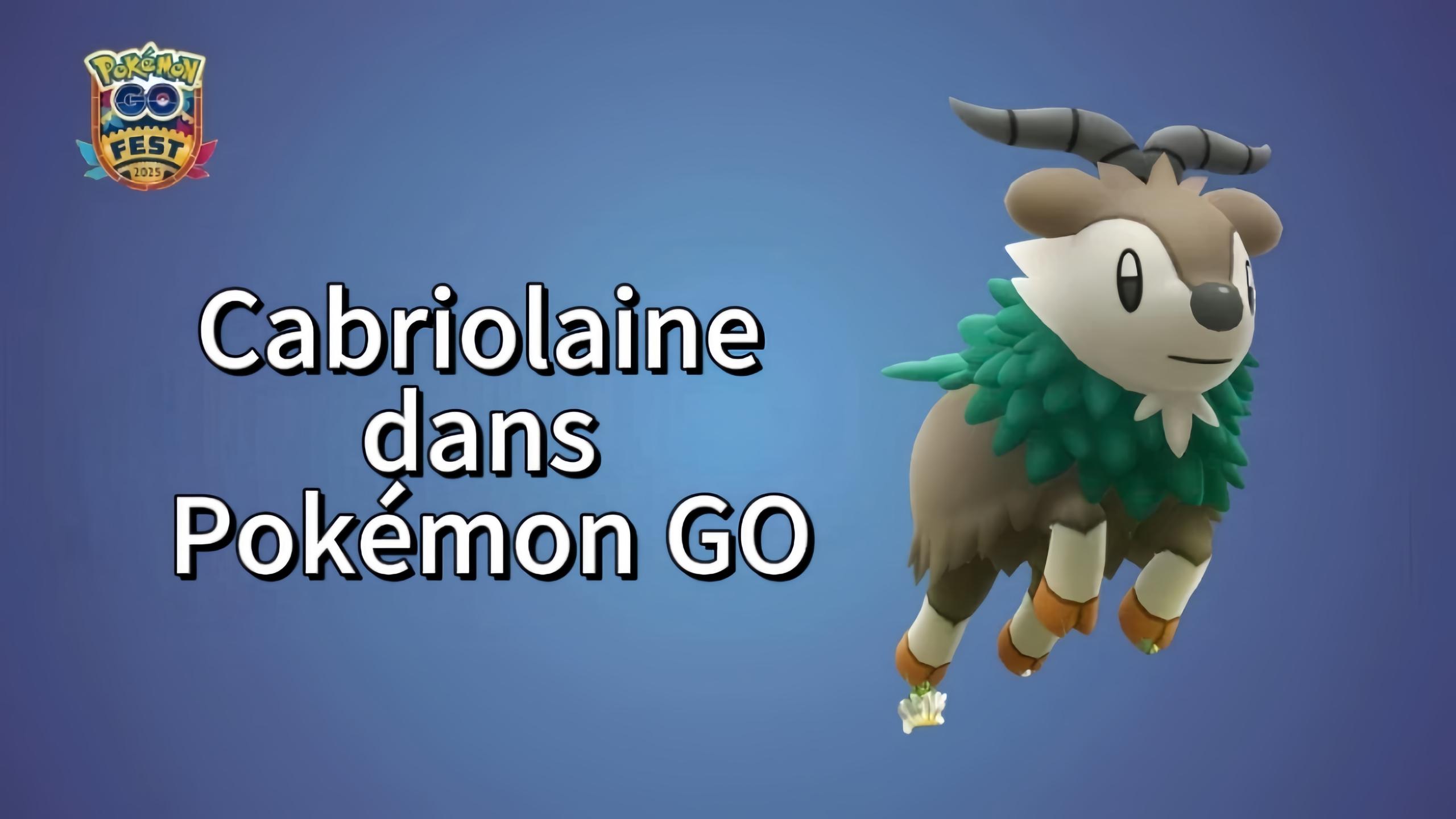 Cabriolaine dans Pokémon GO