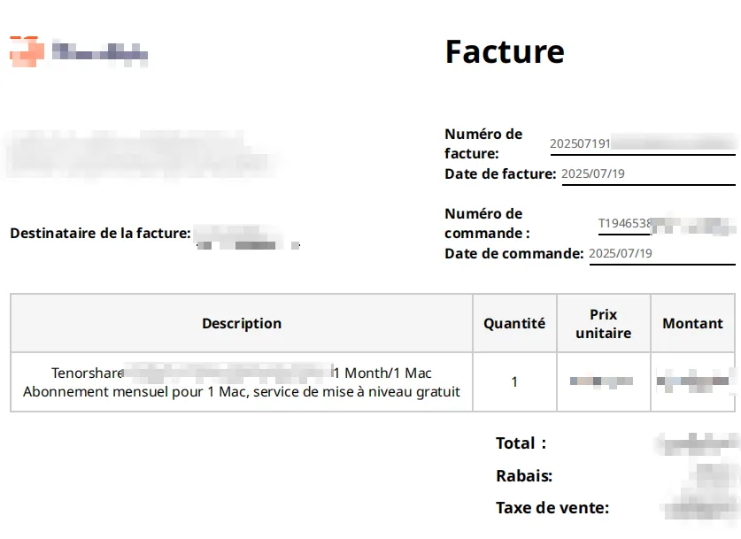 invoice screenshot