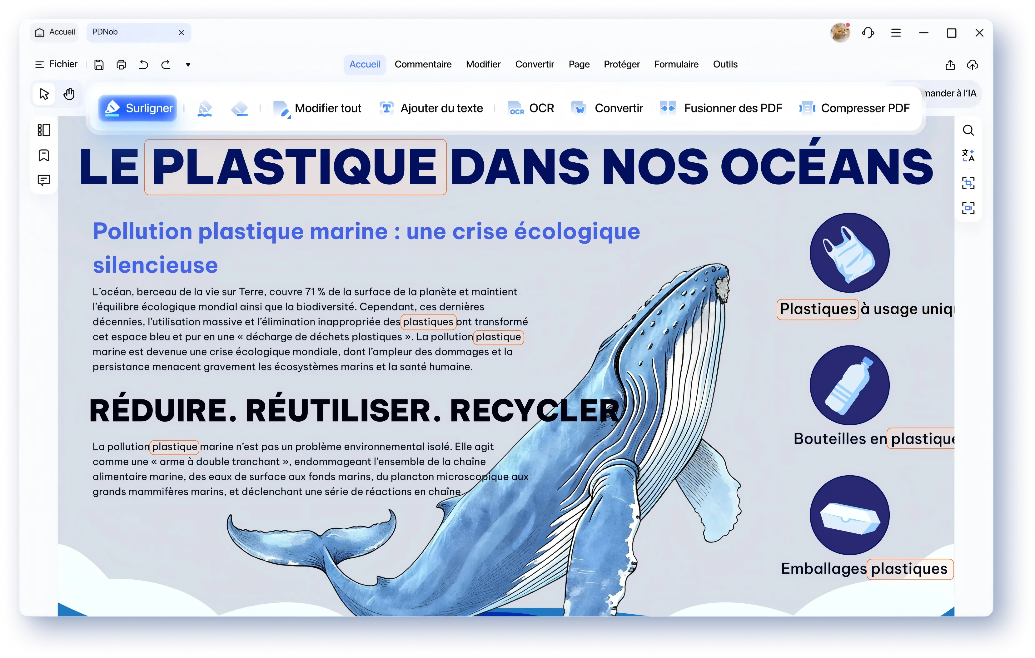 Recherche et remplacement intelligents